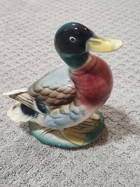 Vintage Royal Copley by Anthony D. Priolo Male Drake Mallard Duck Glazed Ceramic